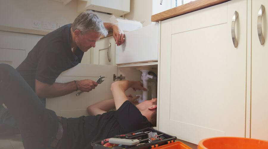 Professional burst pipe repair services in Centerville, KS
